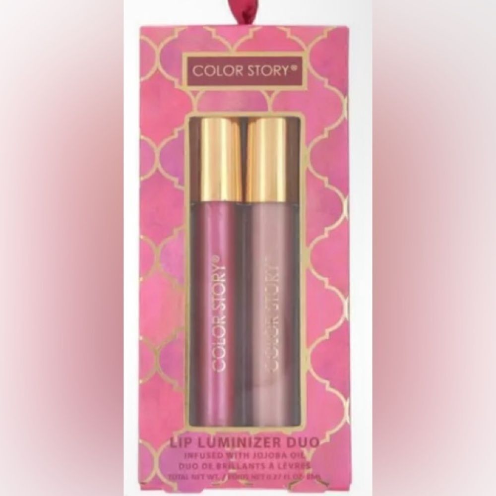 🛍️Color Story Lip Luminizer Duo Soft Pink  Lip 👄 Gloss o.2 7FL 🎀
